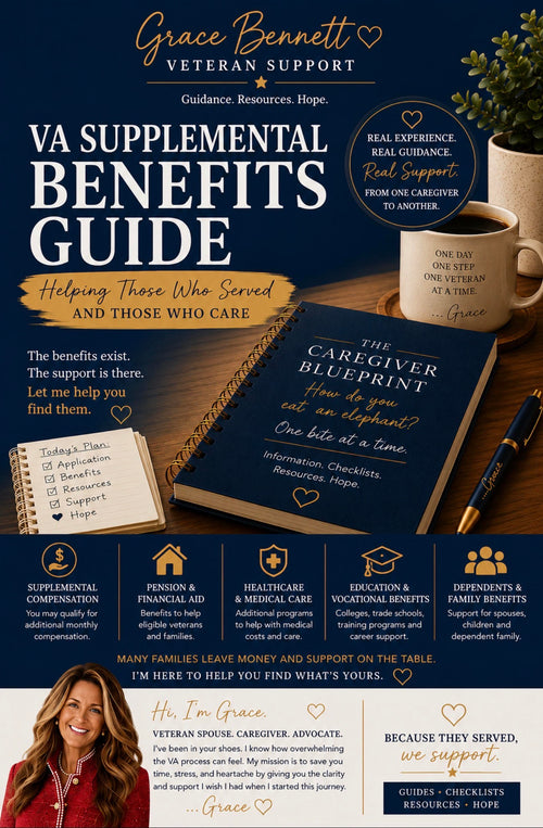 COMPLETE VA CAREGIVER BUNDLE, BENEFITS GUIDE, CHECKLIST AND SUPPLEMENTAL RESOURCES